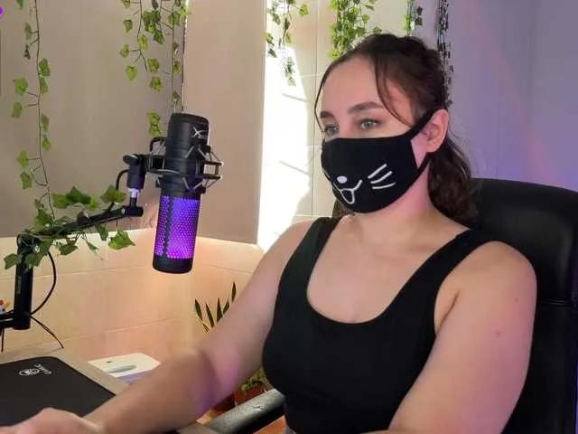 GummyPeach — I can be turned on by pleasant communication and respectful attitude towards me) and so, I like to look at myself when I dance, at my breasts, butt, stomach... mm, and I'm good